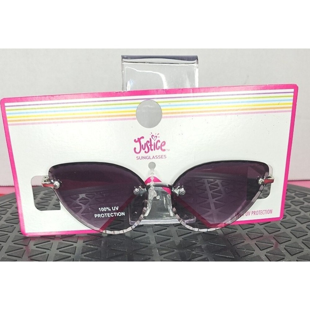 Justice Sunglasses Girls Mirrored 100%‎ UV Protection NEW